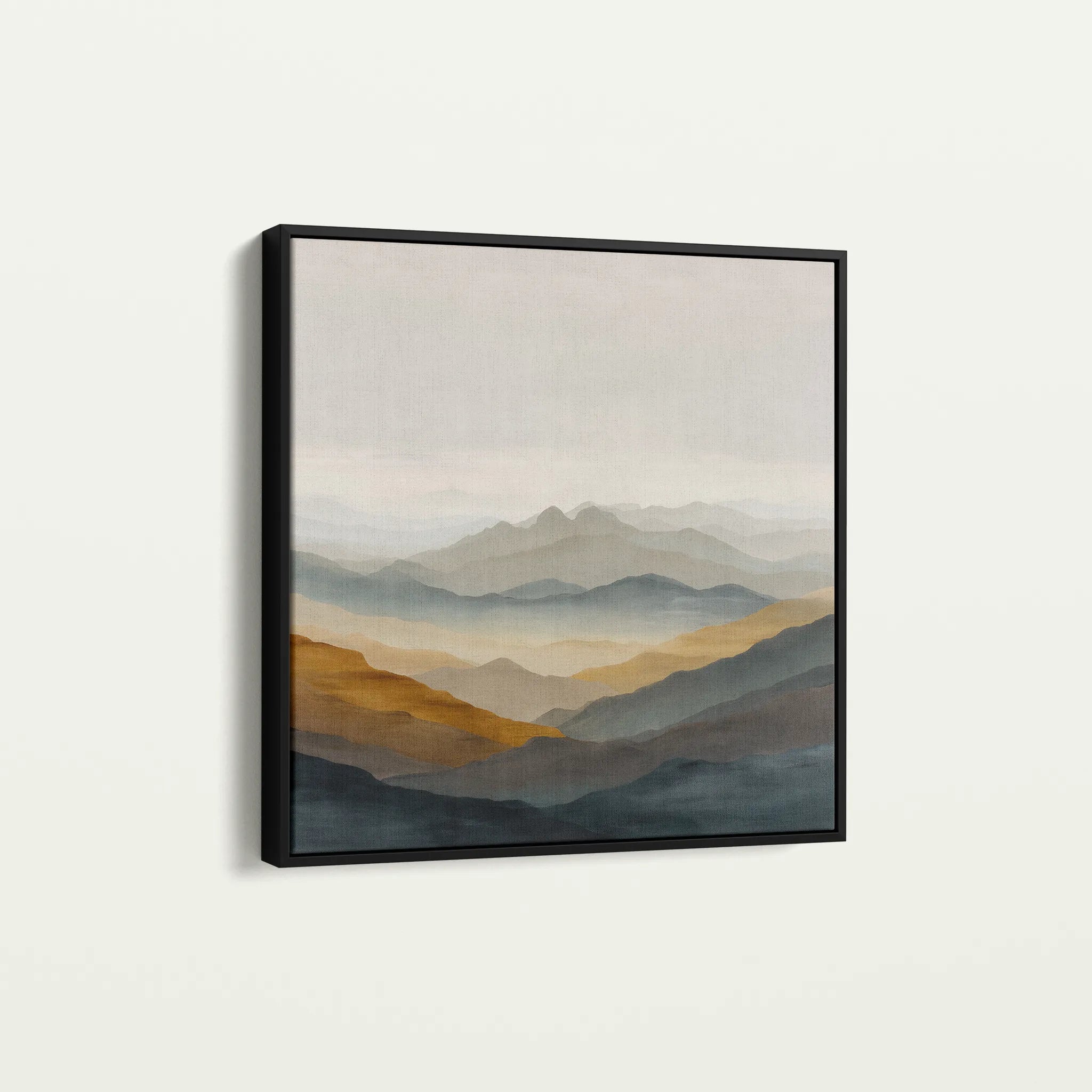 Abstract 927 Canvas Art 60 x 60 cm / Black