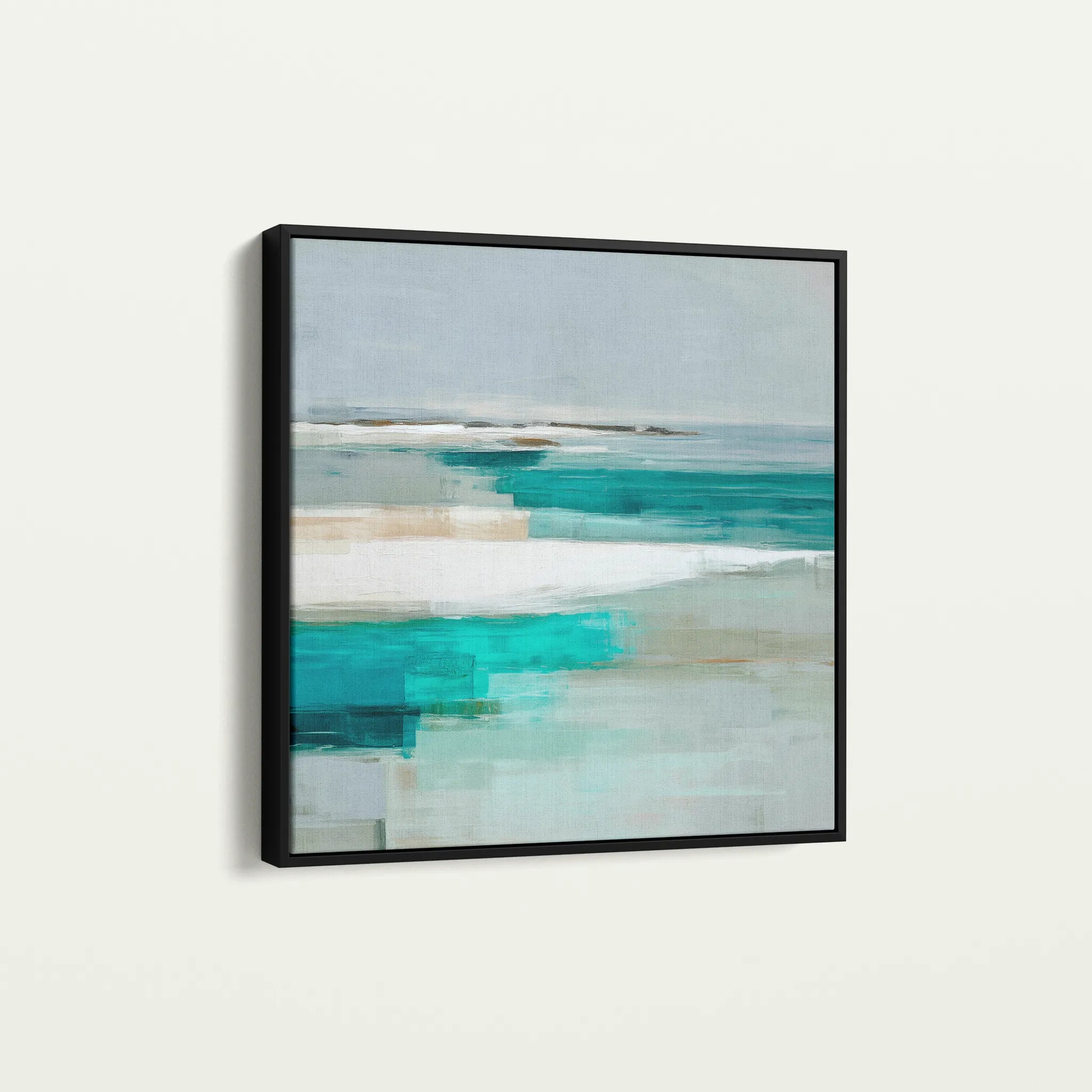 Abstract 932 Canvas Art 60 x 60 cm / Black