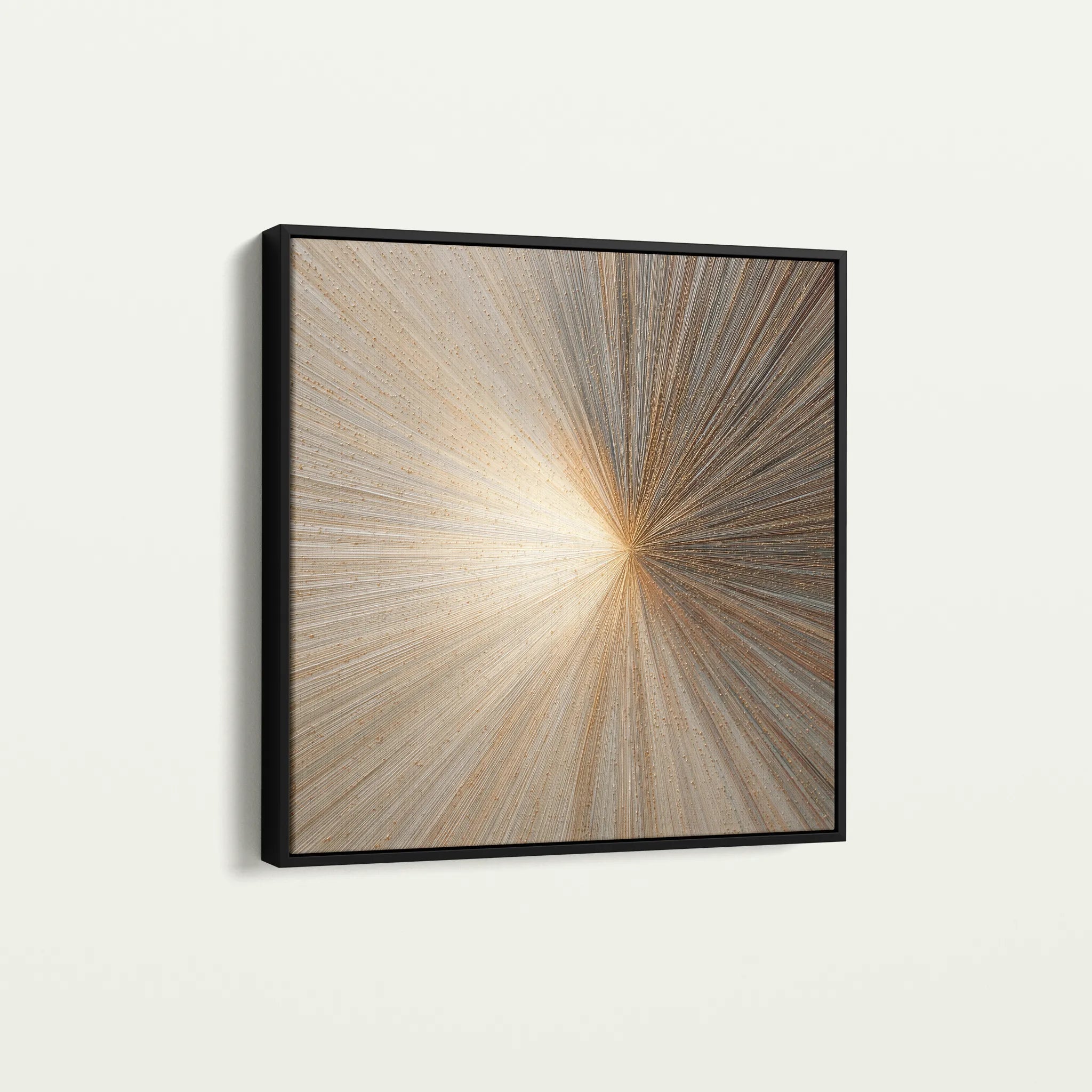 Abstract 934 Canvas Art 60 x 60 cm / Black