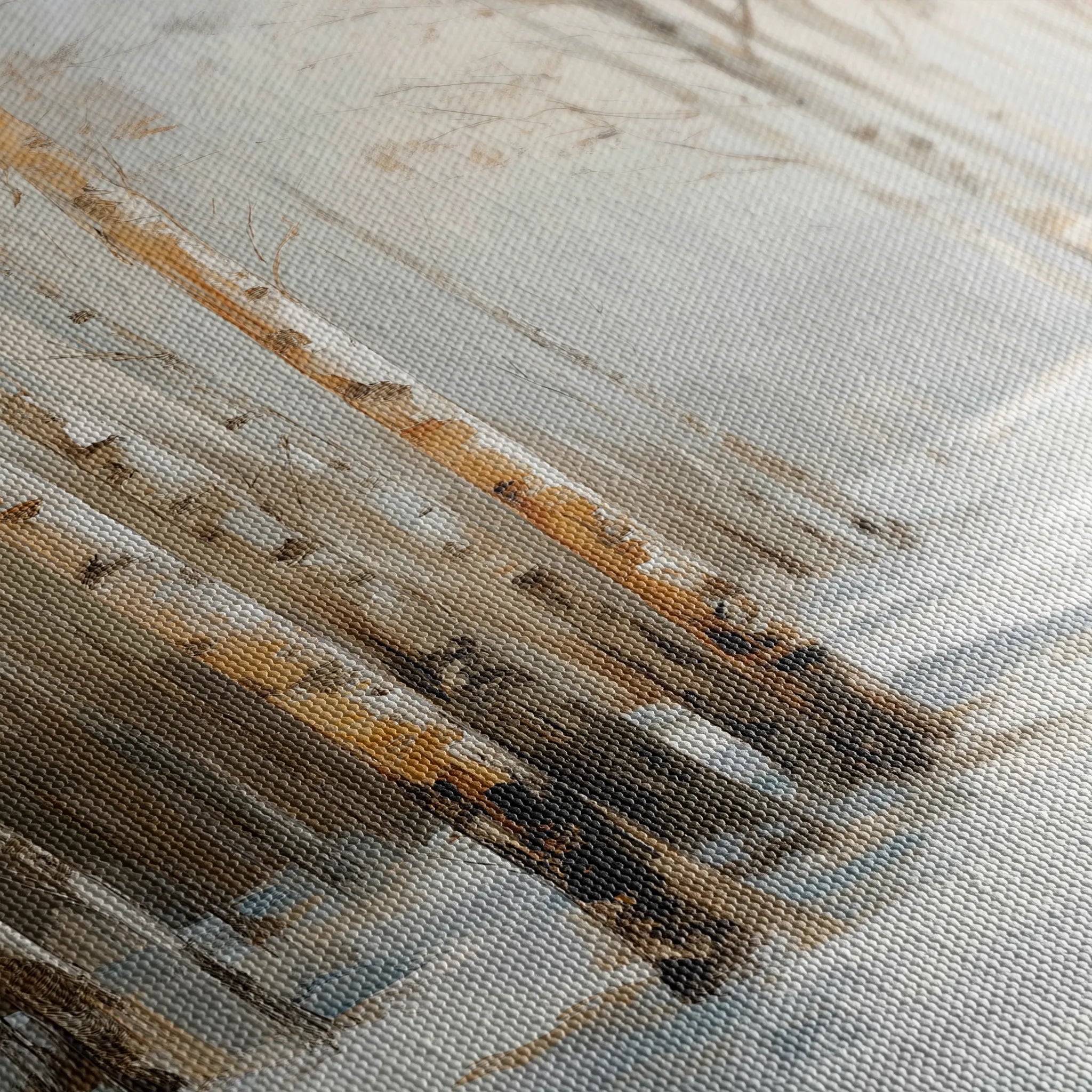 Abstract 935 Canvas Art 60 x 60 cm / Black