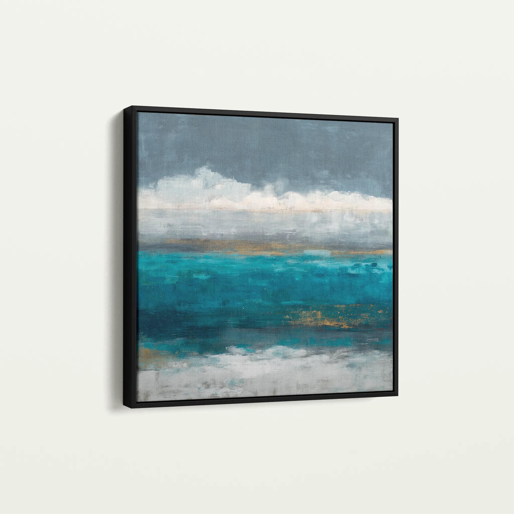 Abstract 941 Canvas Art 60 x 60 cm / Black