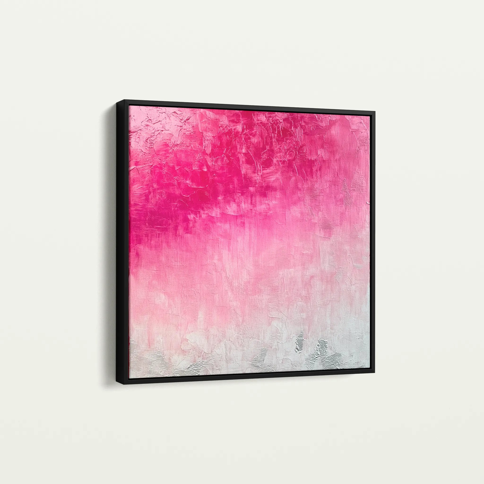 Abstract 946 Canvas Art 60 x 60 cm / Black