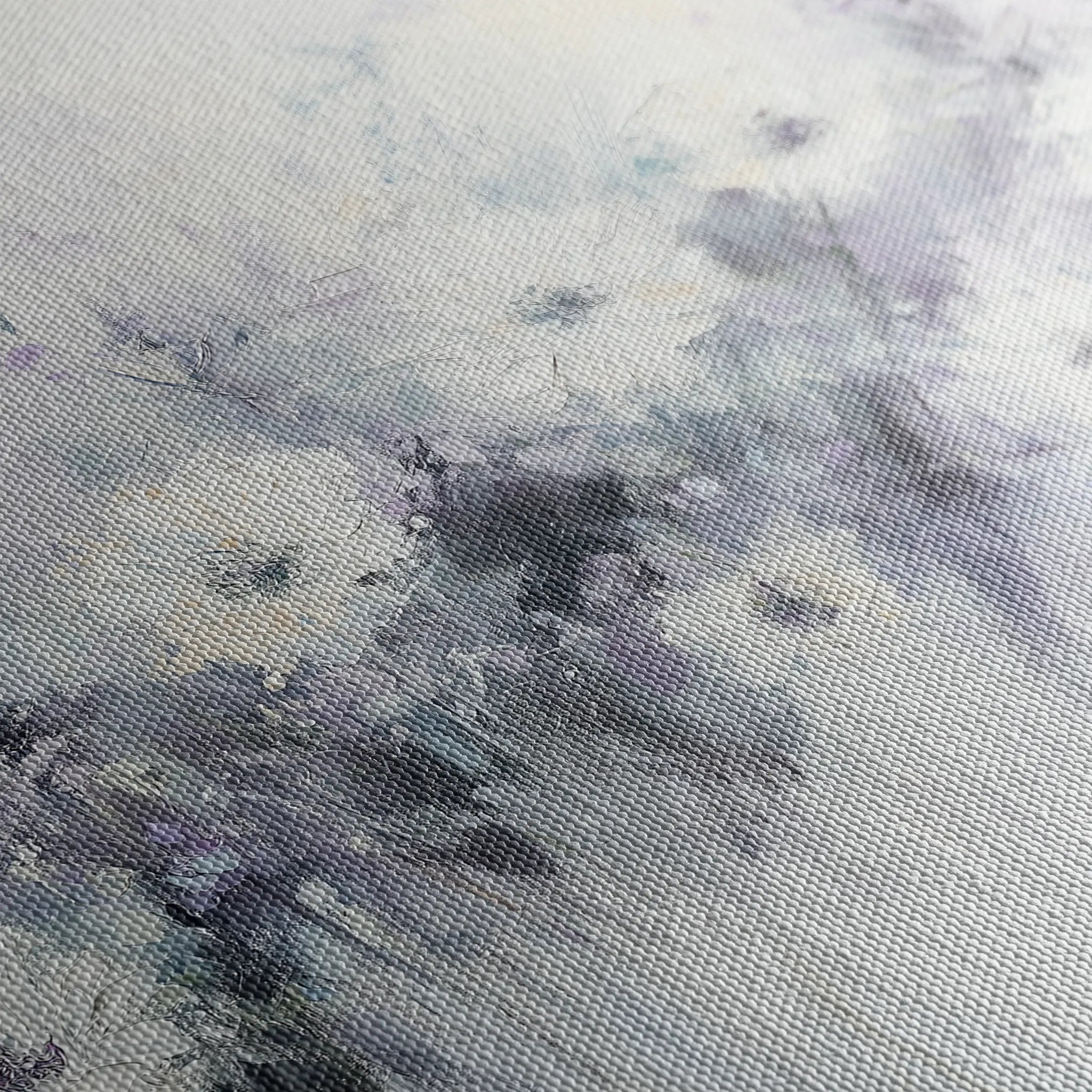 Floral 946 Canvas Art 60 x 40 cm / Black