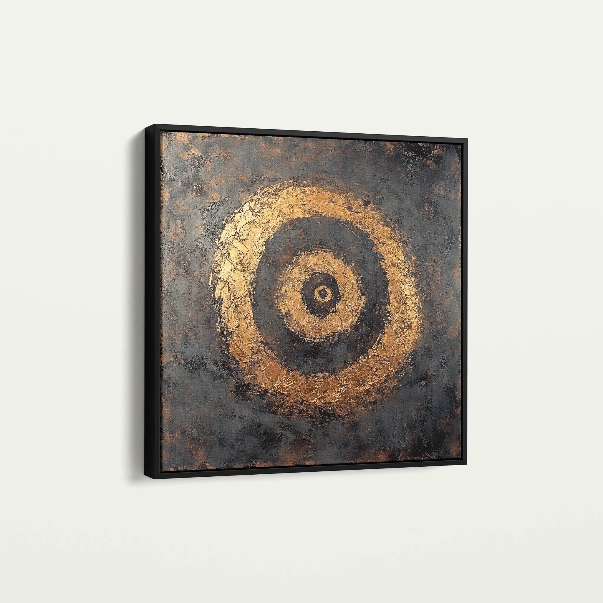 Abstract 948 Canvas Art 60 x 60 cm / Black