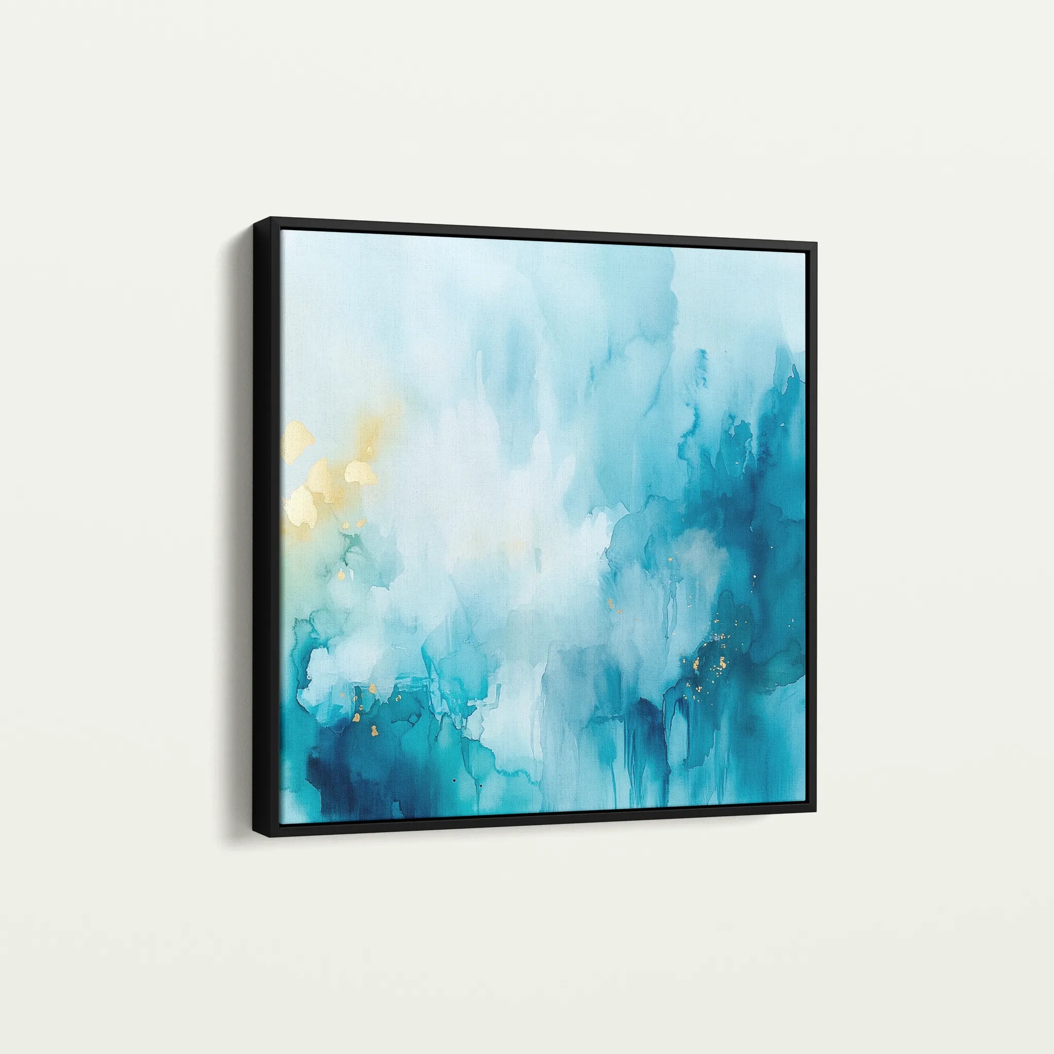Abstract 950 Canvas Art 60 x 60 cm / Black
