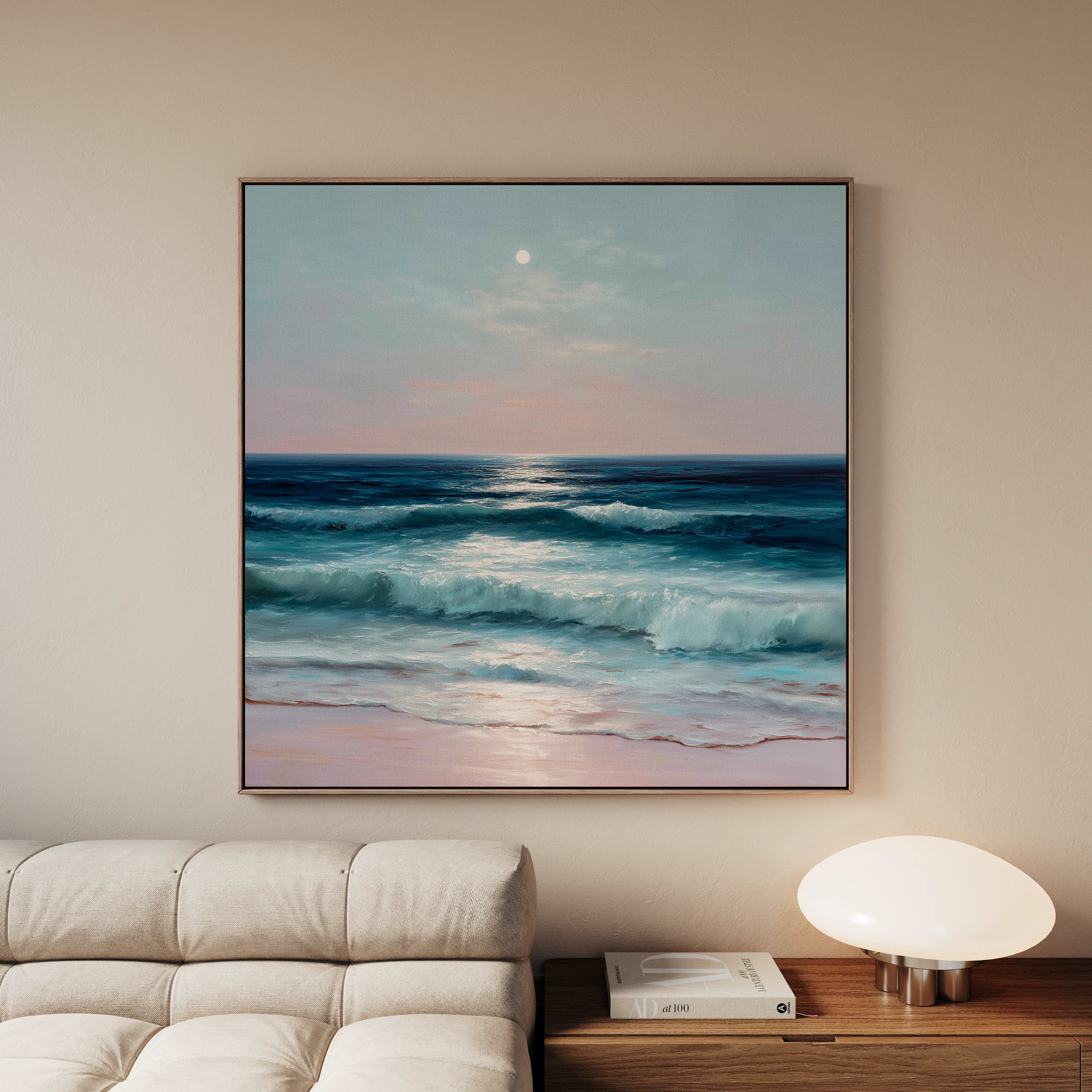 Abstract 951 Canvas Art 60 x 60 cm / Black