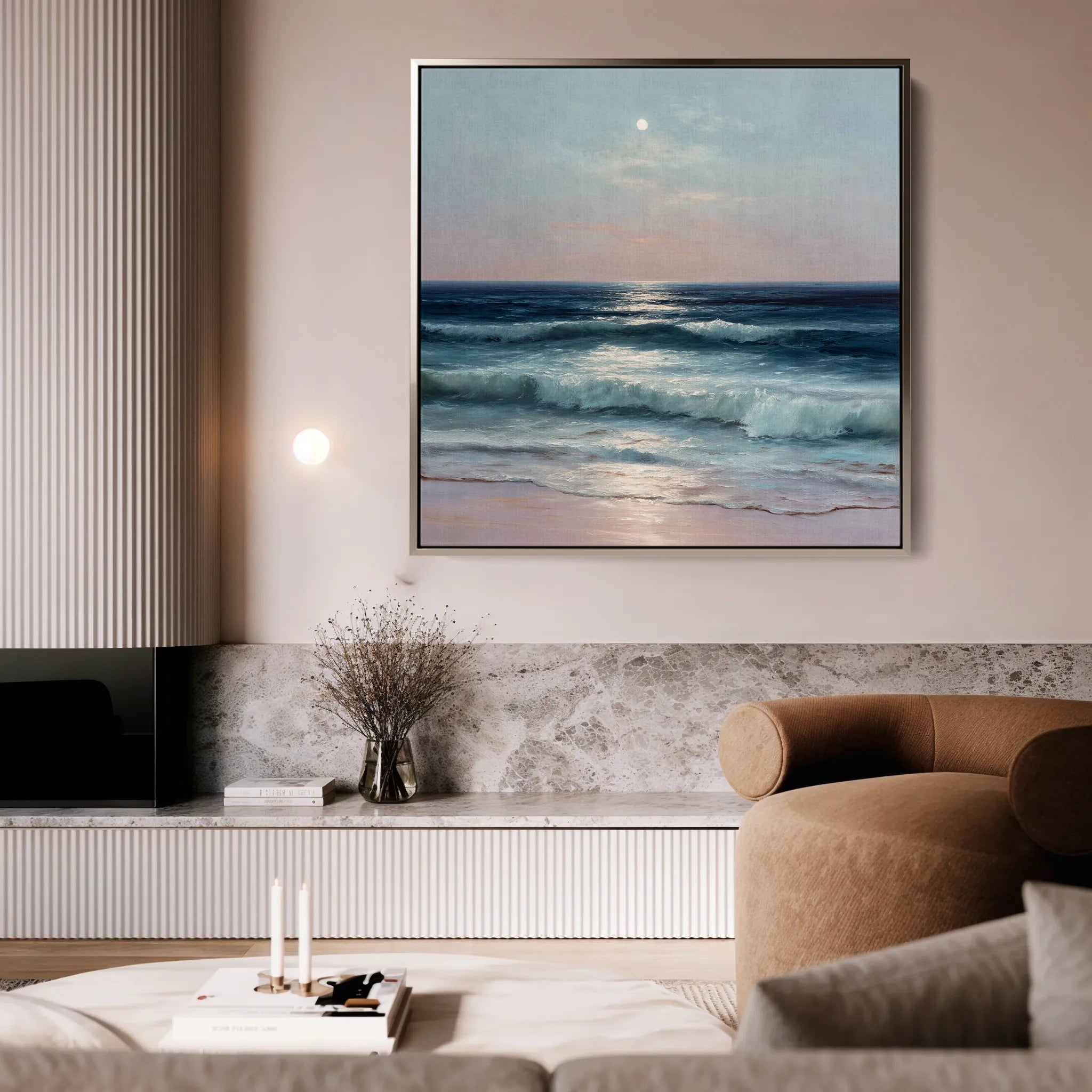 Abstract 951 Canvas Art 60 x 60 cm / Black