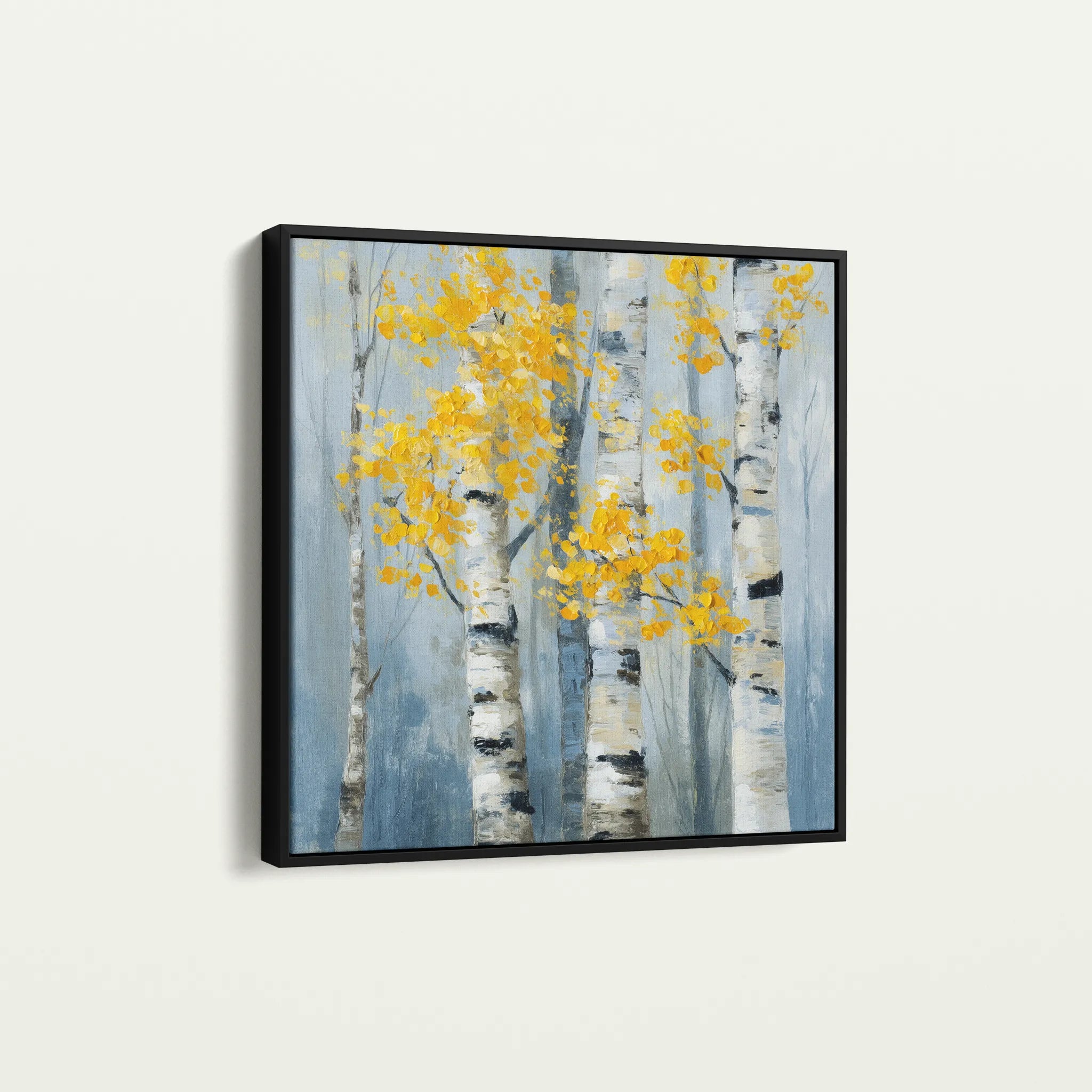 Abstract 954 Canvas Art 60 x 60 cm / Black