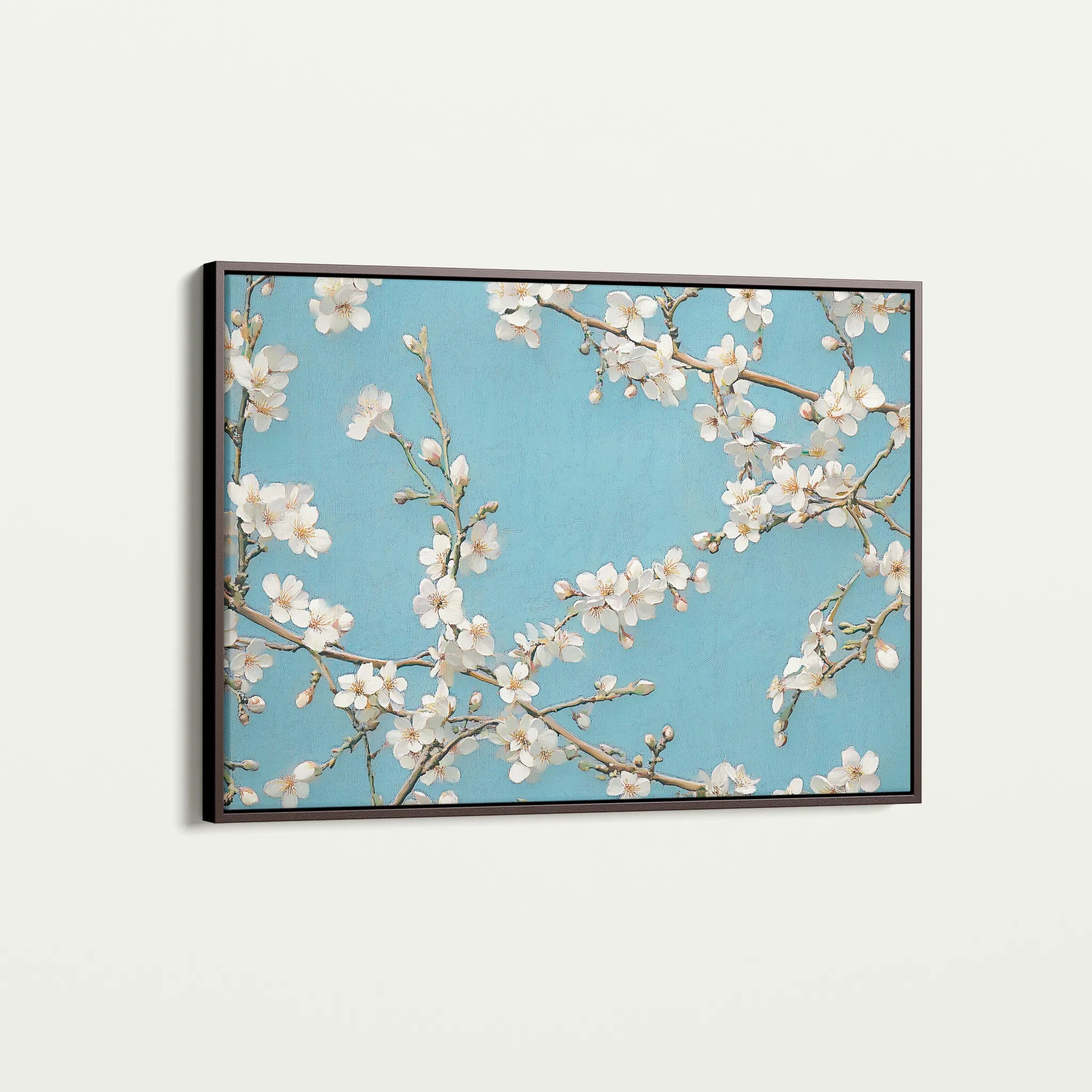 Floral 961 Canvas Art 60 x 40 cm / Black