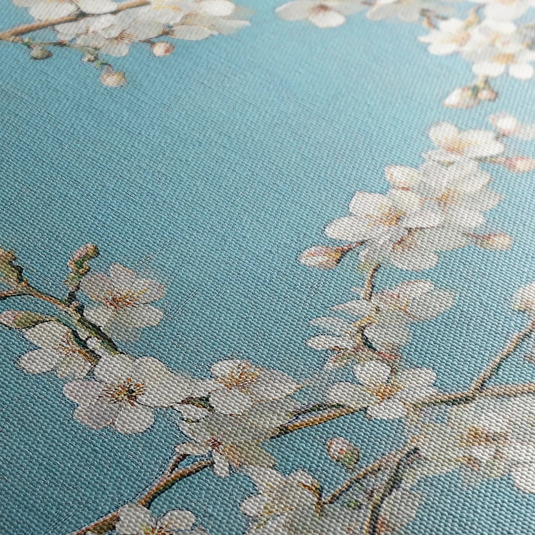 Floral 961 Canvas Art 60 x 40 cm / Black