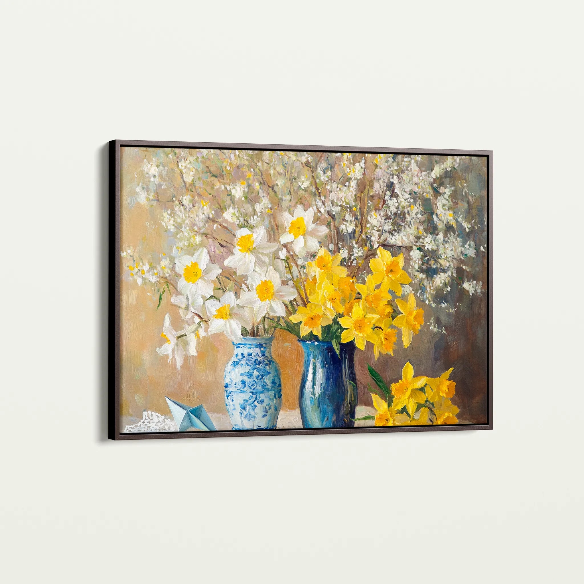 Floral 968 Canvas Art 60 x 40 cm / Black