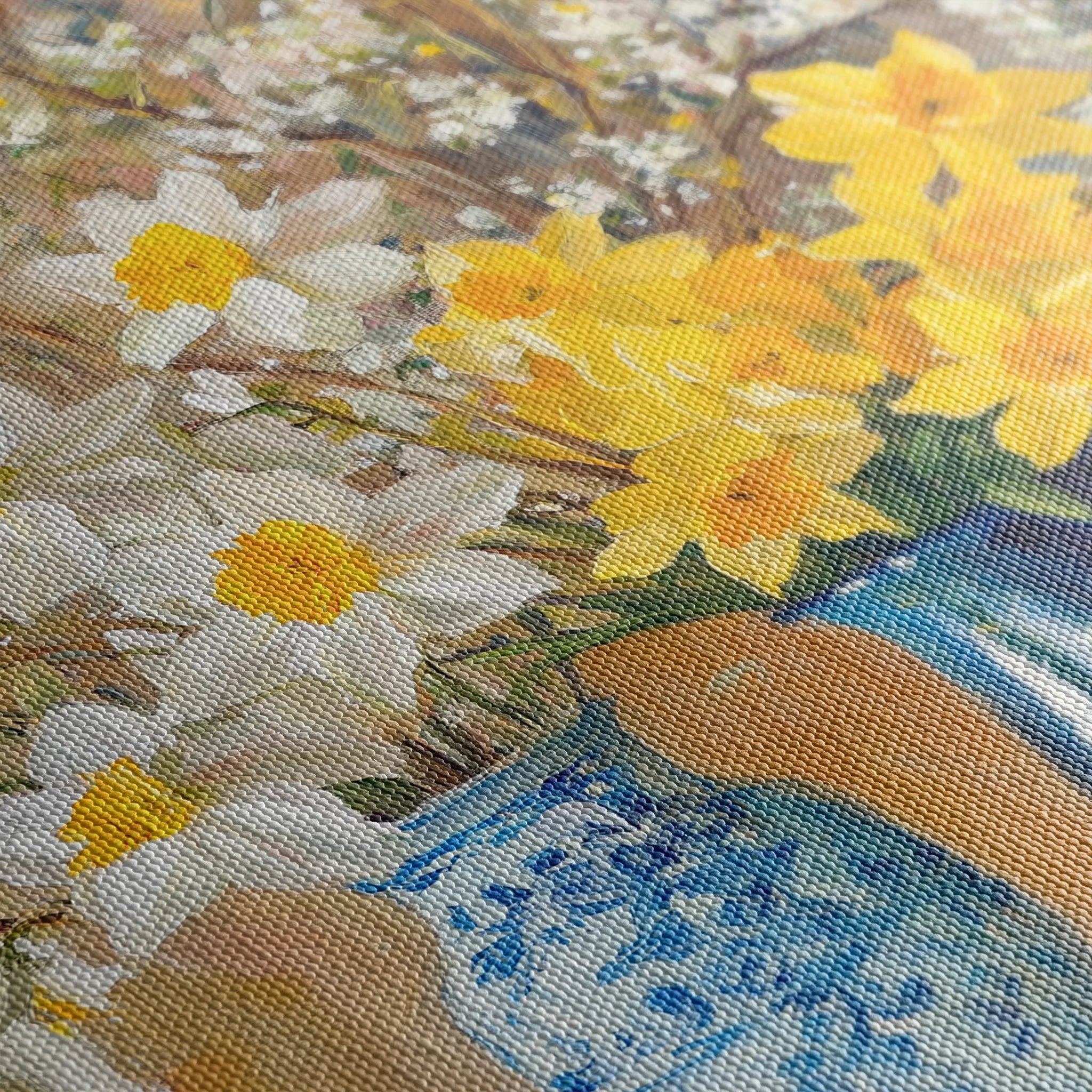 Floral 968 Canvas Art 60 x 40 cm / Black