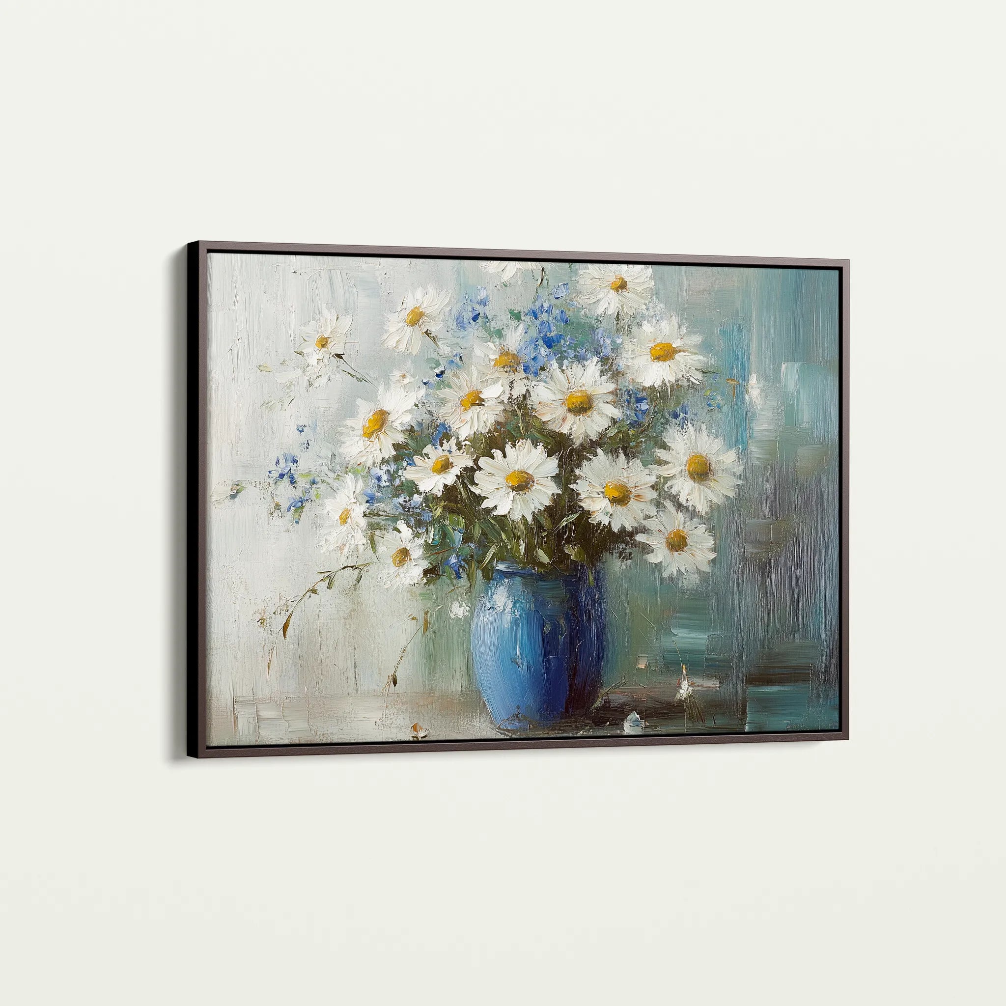 Floral 974 Canvas Art 60 x 40 cm / Black