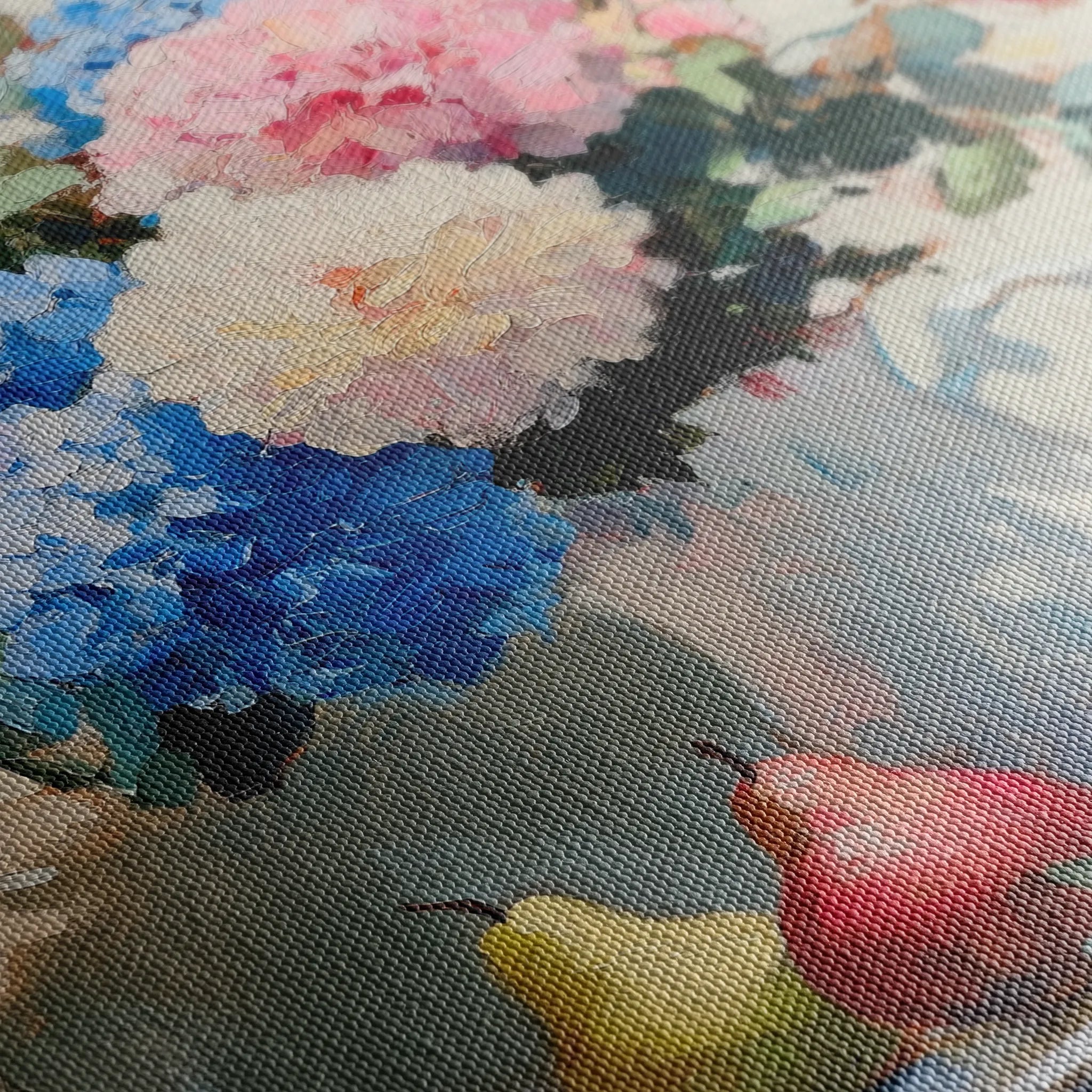 Floral 979 Canvas Art 60 x 40 cm / Black