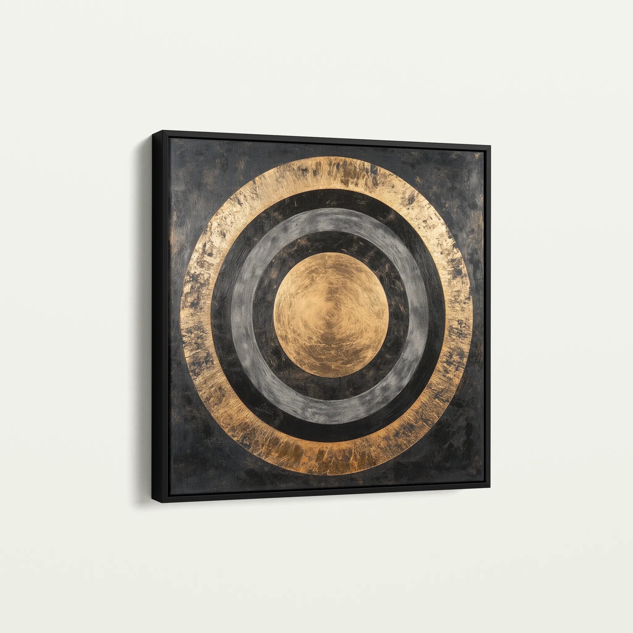 Abstract 984 Canvas Art 60 x 60 cm / Black