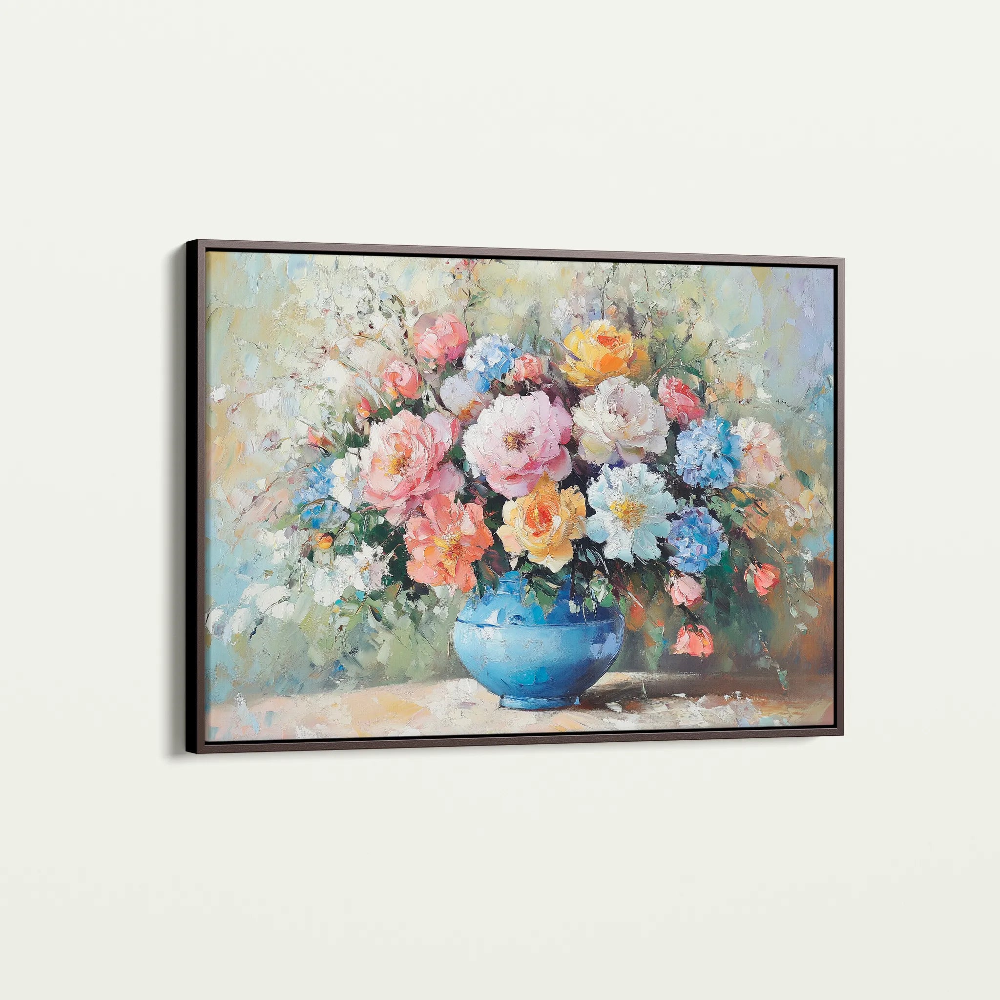 Floral 994 Canvas Art 60 x 40 cm / Black