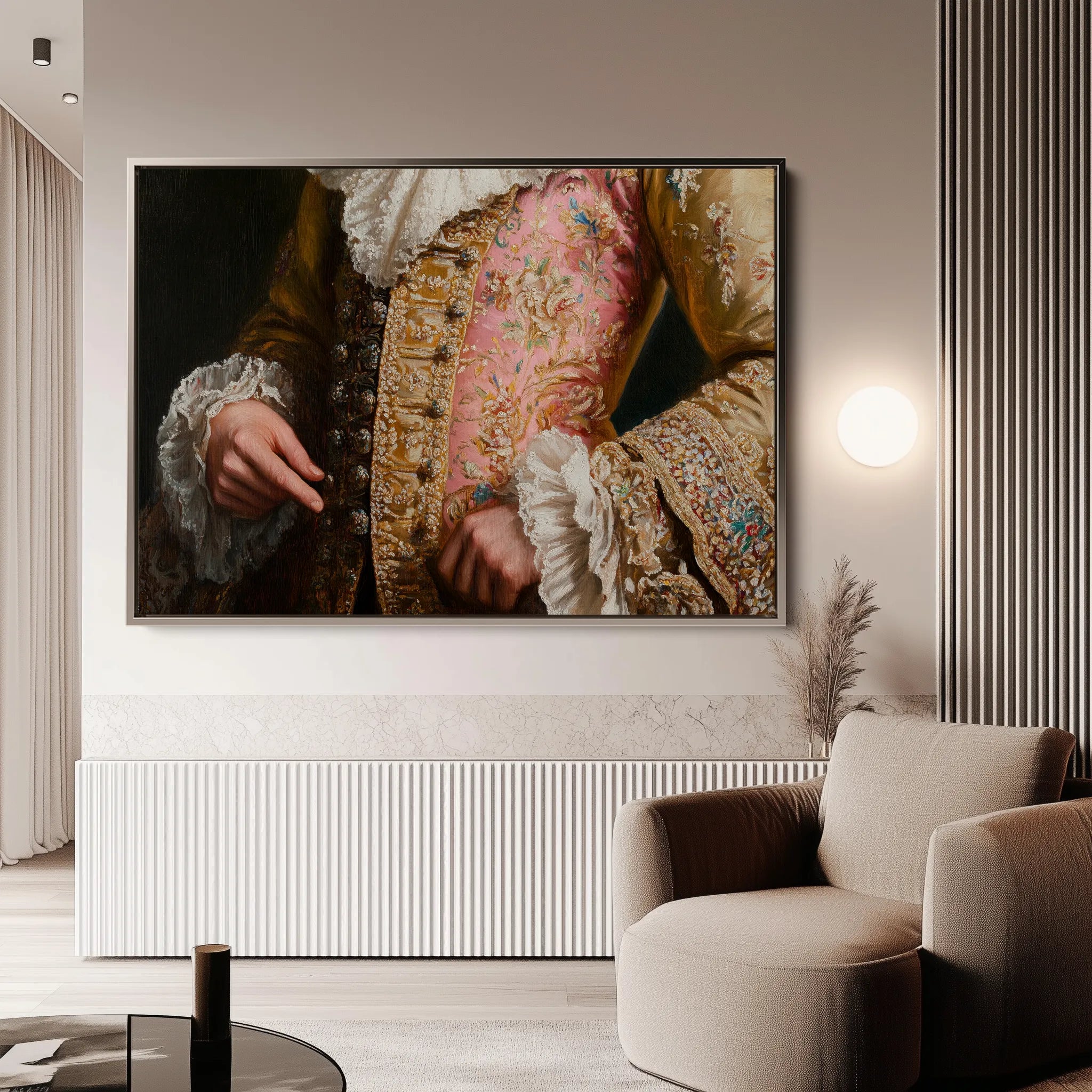 Classic 001 Canvas Art 60 x 40 cm / Black