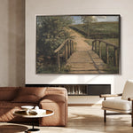 Landscape 001 Canvas Art 60 x 40 cm / Black