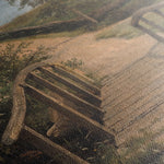 Landscape 001 Canvas Art 60 x 40 cm / Black