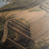 Landscape 001 Canvas Art 60 x 40 cm / Black