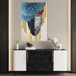 Portrait 001 Canvas Art 60 x 40 cm / Black