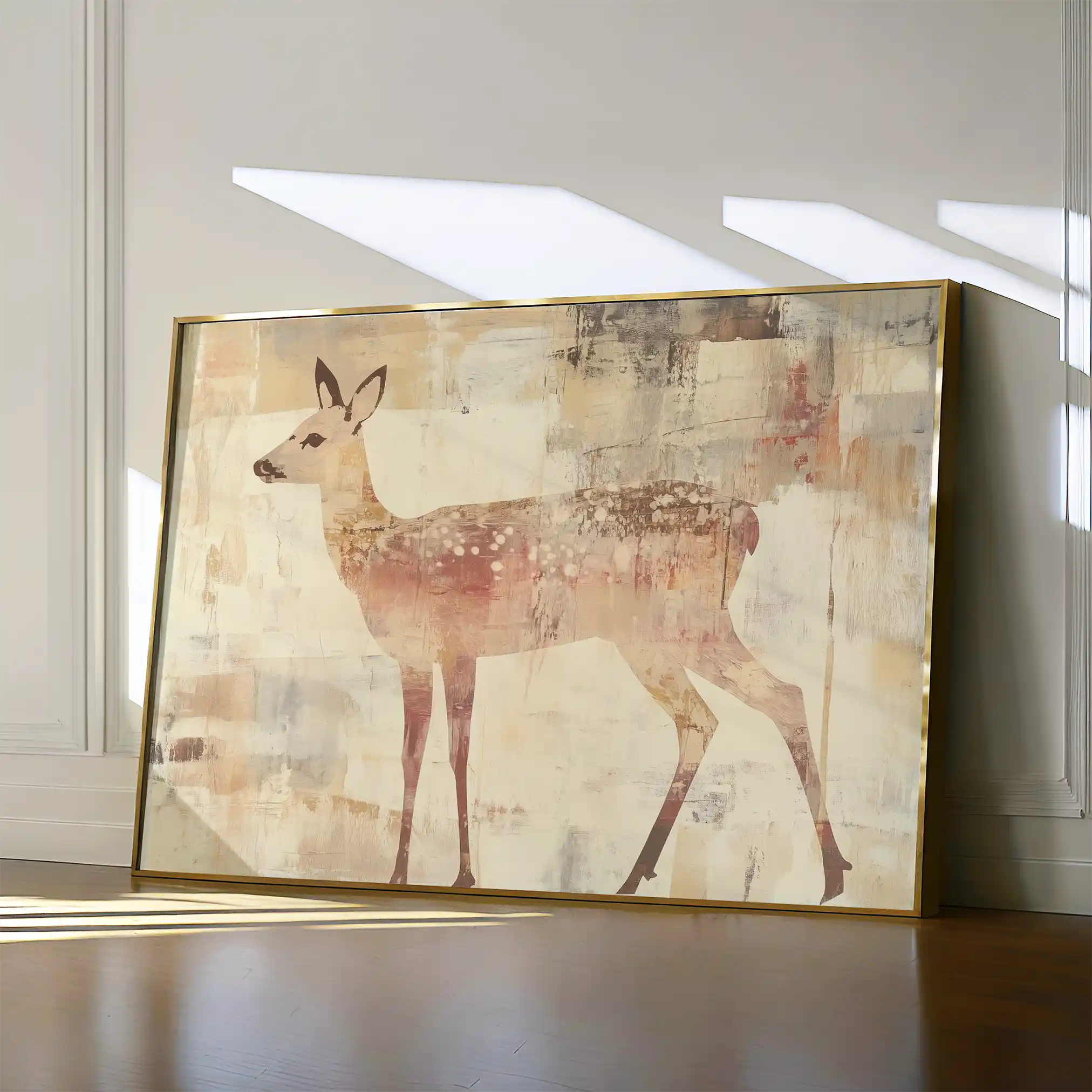 Animals 002 Canvas Art 60 x 40 cm / Black