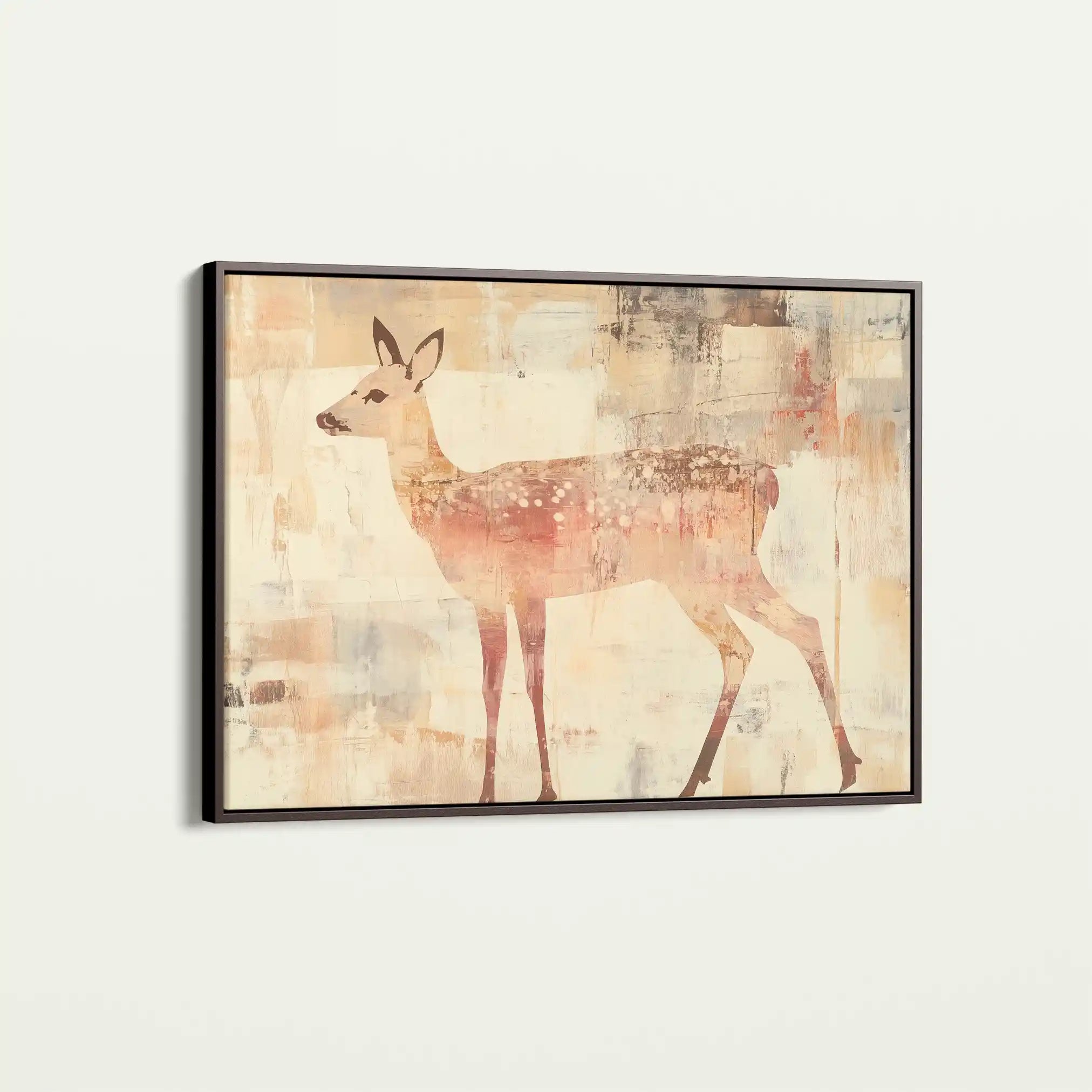 Animals 002 Canvas Art 60 x 40 cm / Black