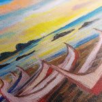 Landscape 002 Canvas Art 60 x 40 cm / Black