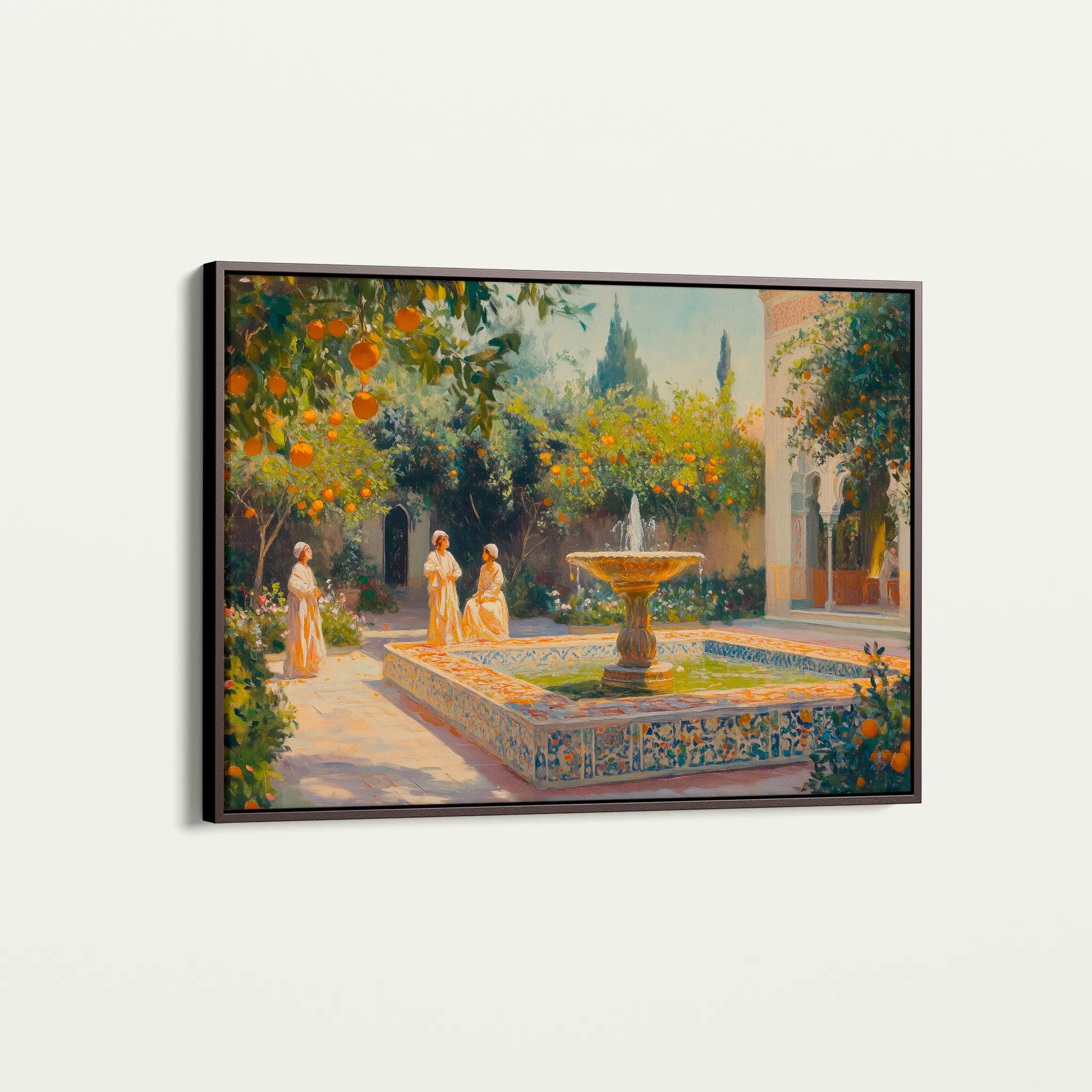 Orientalist 002 Canvas Art 60 x 40 cm / Black
