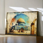 Palestine 002 Canvas Art 60 x 40 cm / Black