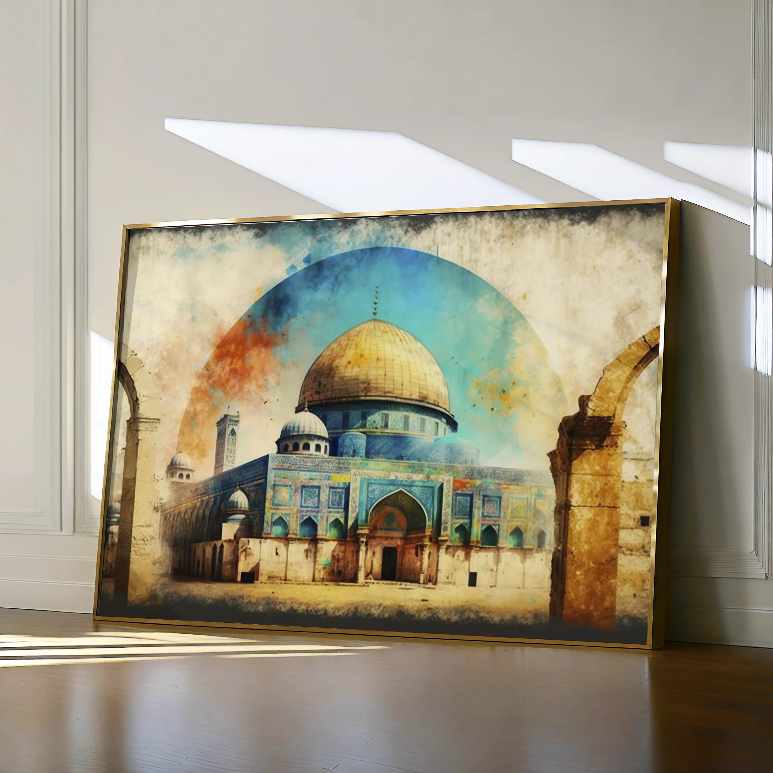 Palestine 002 Canvas Art 60 x 40 cm / Black
