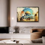Palestine 002 Canvas Art 60 x 40 cm / Black