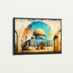 Palestine 002 Canvas Art 60 x 40 cm / Black