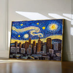 Landscape 003 Canvas Art 60 x 40 cm / Black