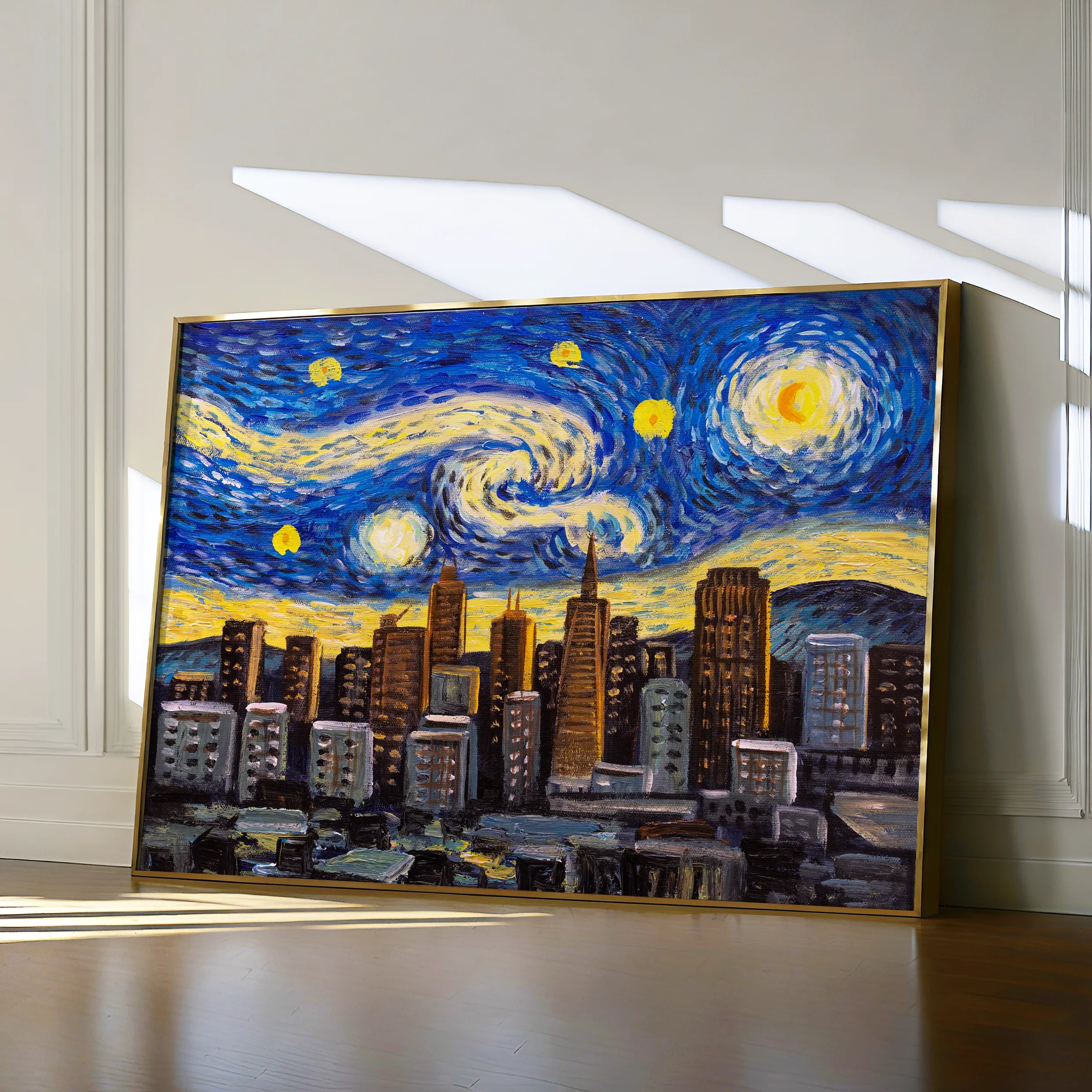 Landscape 003 Canvas Art 60 x 40 cm / Black