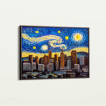 Landscape 003 Canvas Art 60 x 40 cm / Black