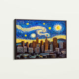 Landscape 003 Canvas Art 60 x 40 cm / Black