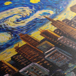 Landscape 003 Canvas Art 60 x 40 cm / Black
