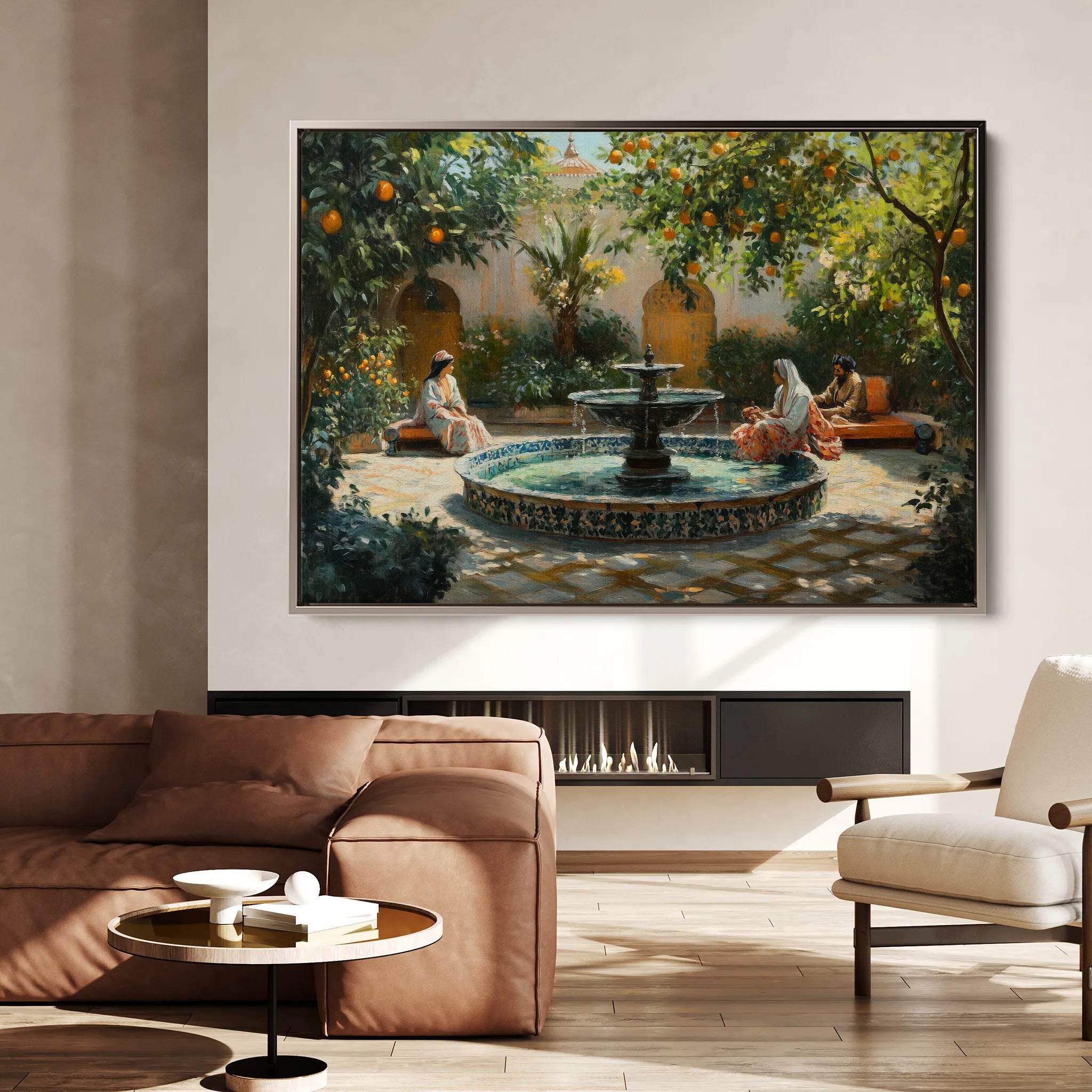 Orientalist 003 Canvas Art 60 x 40 cm / Black