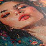 Portrait 003 Canvas Art 60 x 40 cm / Black