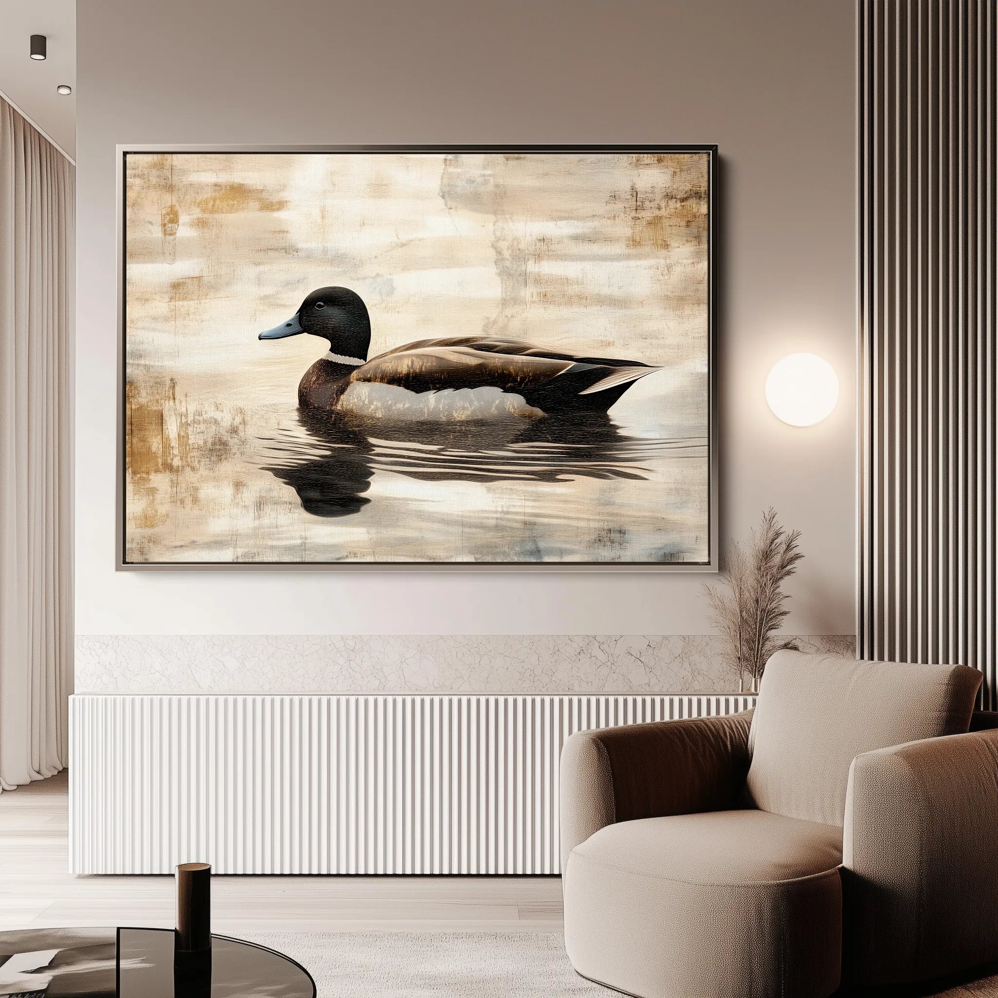 Animals 004 Canvas Art 60 x 40 cm / Black