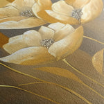 Floral 004 Canvas Art 60 x 40 cm / Black