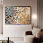 Islamic 004 Canvas Art 60 x 40 cm / Black