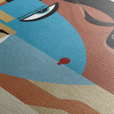 Portrait 004 Canvas Art 60 x 40 cm / Black