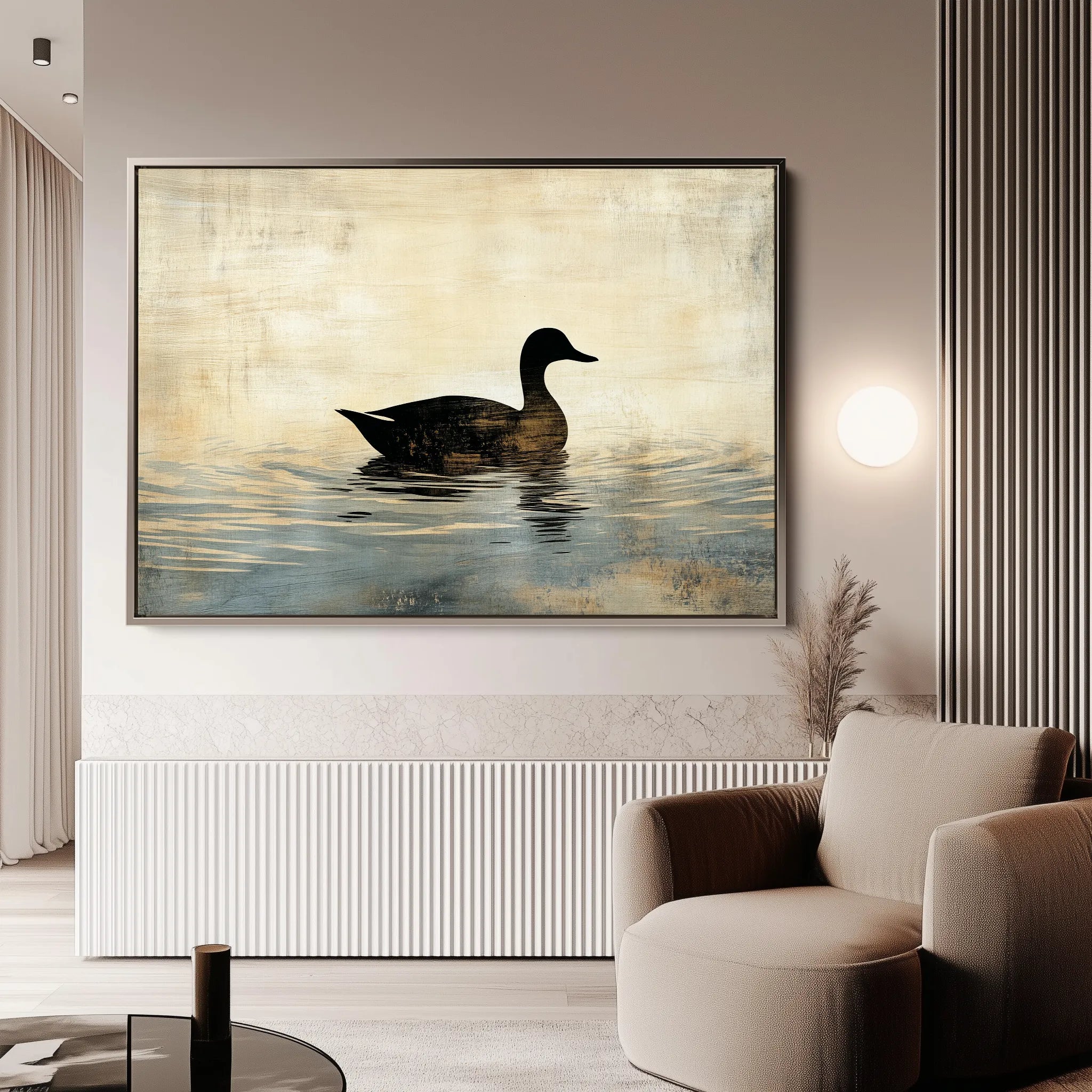 Animals 005 Canvas Art 60 x 40 cm / Black