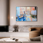 Landscape 005 Canvas Art 60 x 40 cm / Black