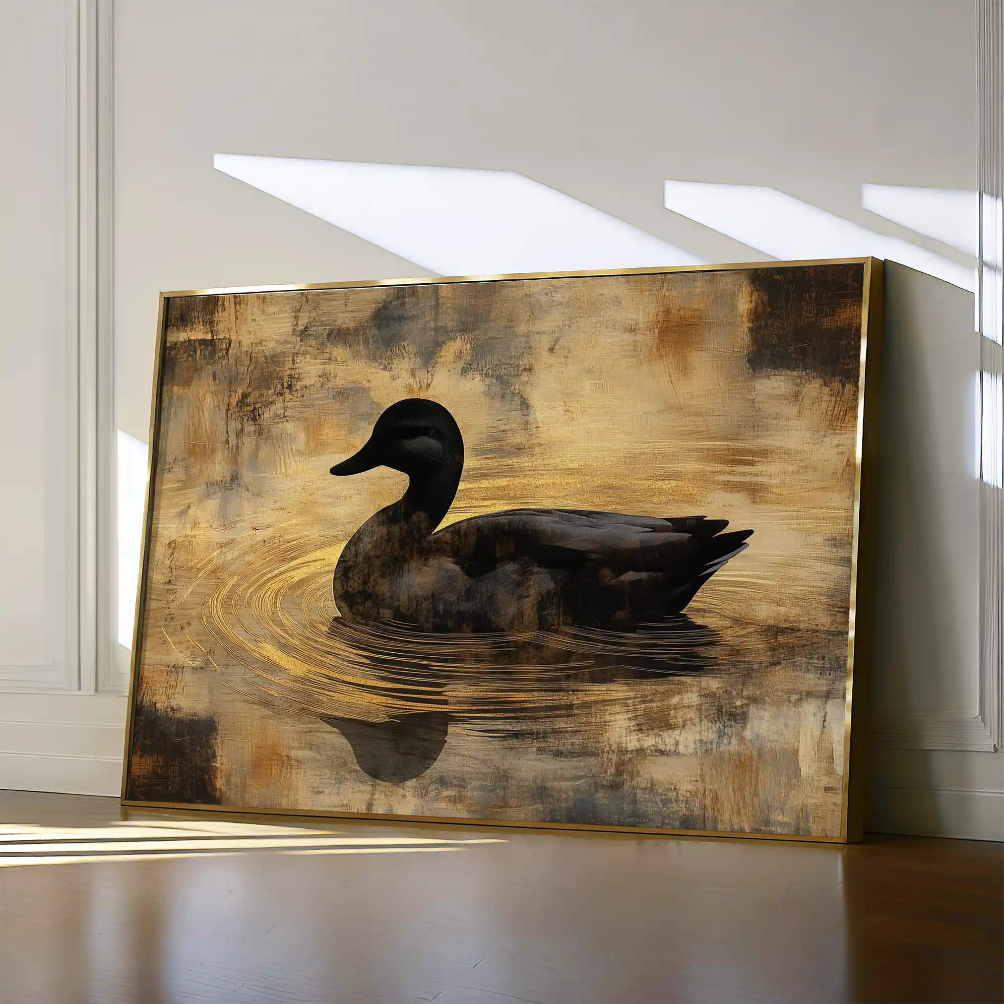 Animals 006 Canvas Art 60 x 40 cm / Black