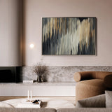 Abstract 006 Canvas Art 60 x 40 cm / Black