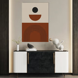 Boho 006 Canvas Art 60 x 40 cm / Black