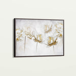 Floral 006 Canvas Art 60 x 40 cm / Black